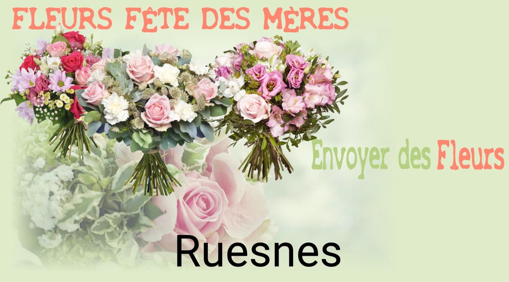 Bouquet de Fête des Mères livré à Ruesnes